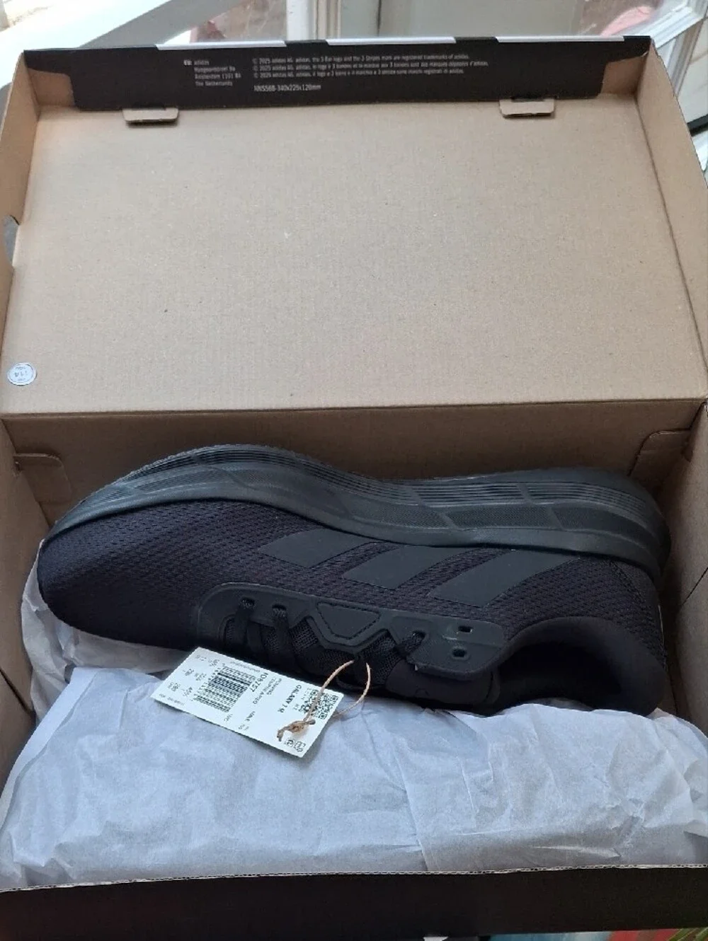 adidas Men’s Black Athletic Running Sneakers